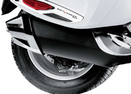 Exhaust tip and heat shield (RT, RS, ST 2013 and up)Chrome