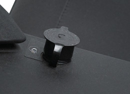 Heated visor outlet