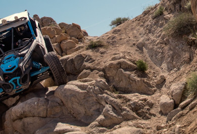 TTX suspension with industry-leading travel and arched lower links